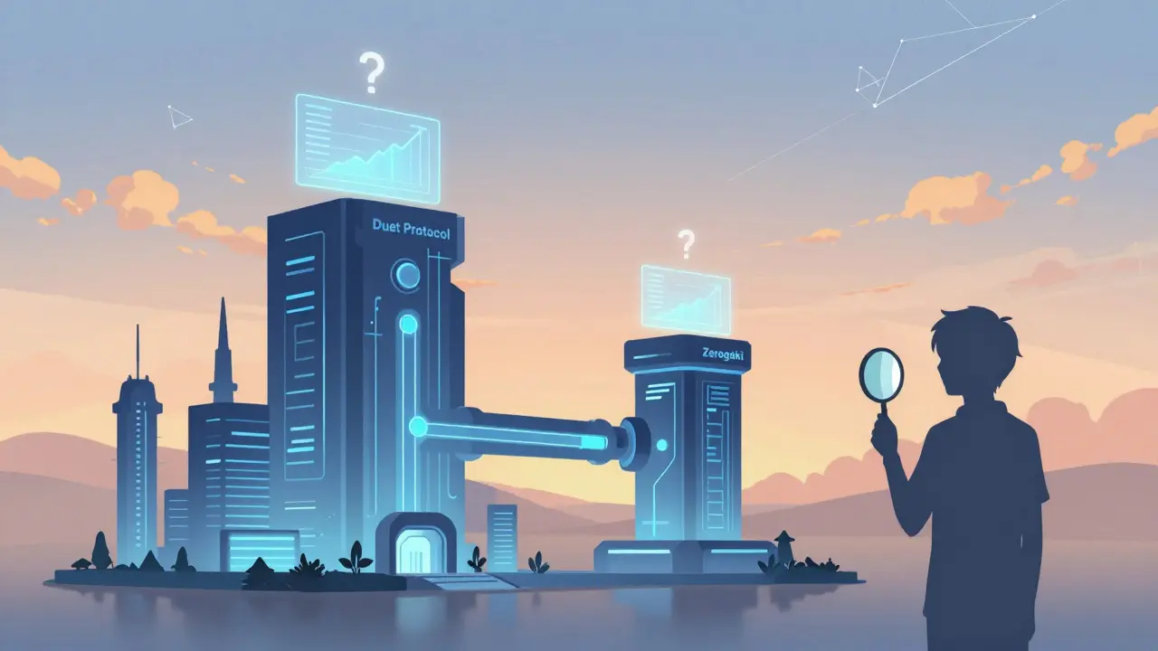 Digital buildings showing parent and experimental protocol connections with researcher