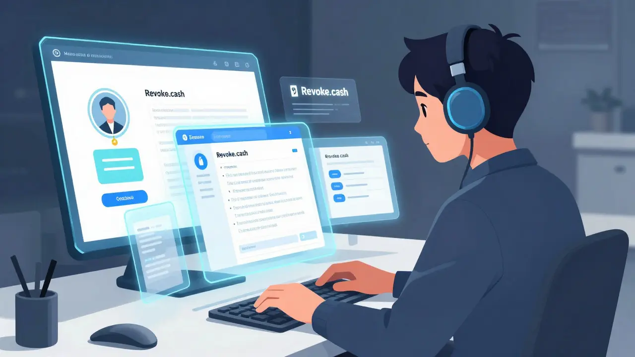 Anime user verifying crypto sources on safe, official digital screens