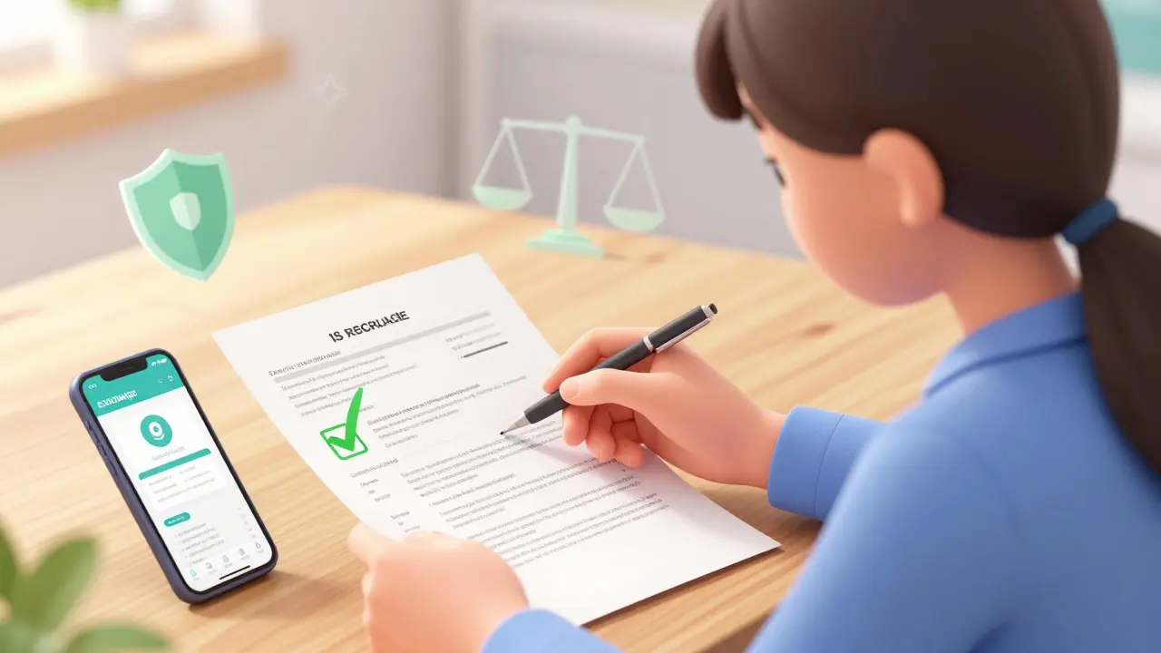 Anime character confidently organizing tax docs for crypto compliance