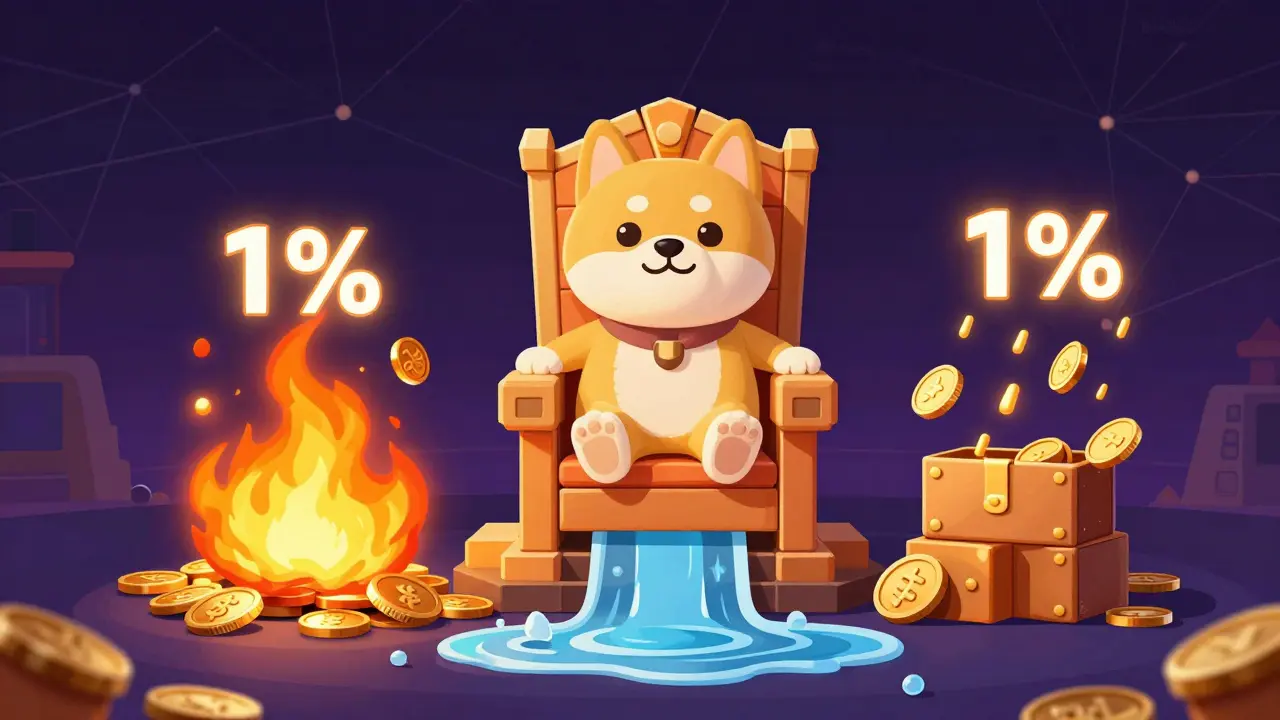 Anime visualization of WifeDoge burn and reward mechanics