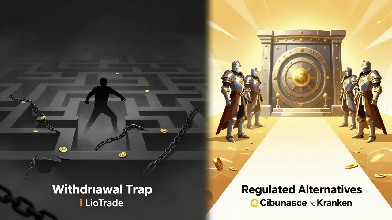 Anime contrast: dark withdrawal maze vs safe regulated vault
